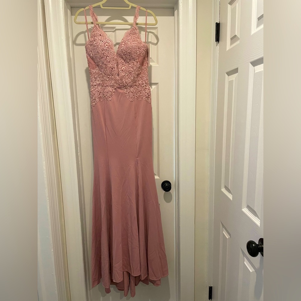 Anastasia Formal Gown in Dusty Pink